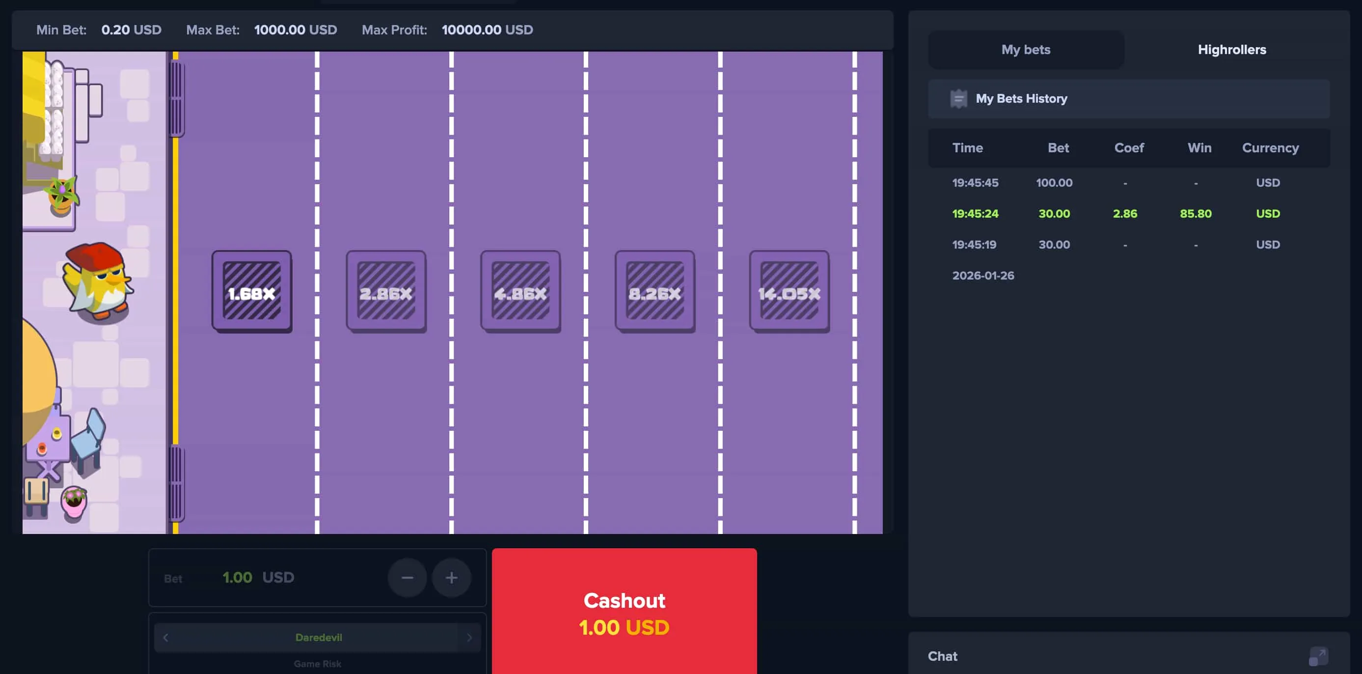 Chicken Cross Spielmechanik erkl&auml;rt